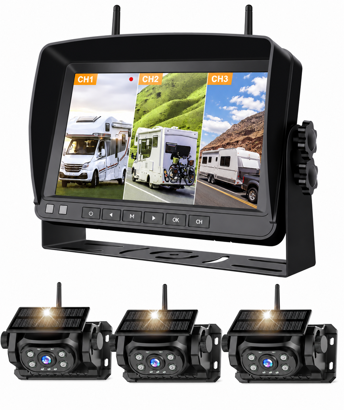 Wireless Magnetic Dual Backup Camera – Easy Installation & Free Shipping