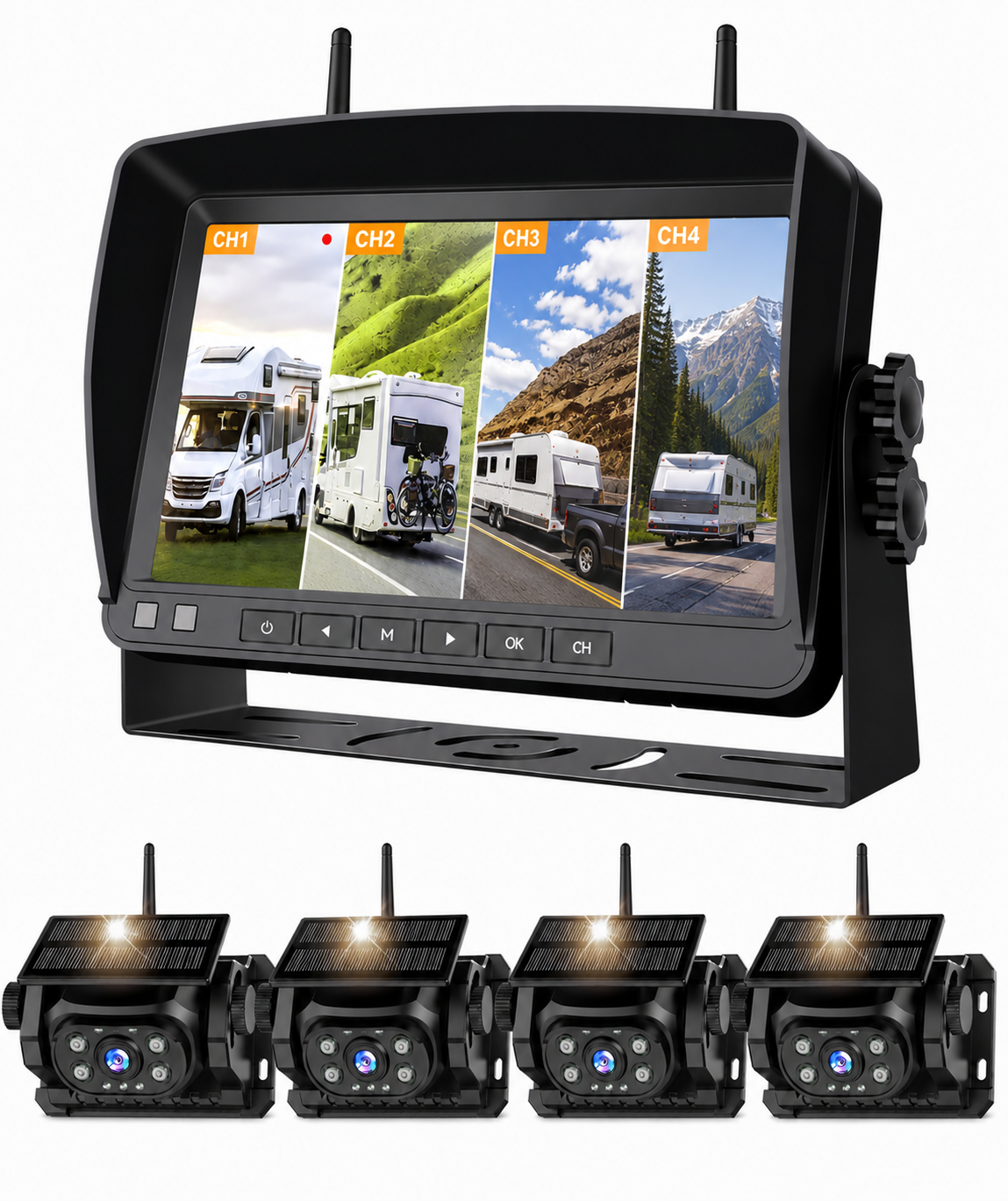 Wireless Magnetic Dual Backup Camera – Easy Installation & Free Shipping